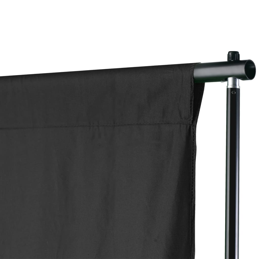 Sistema di supporto per sfondo fotografico - nero, 600 x 300 cm - number 2.