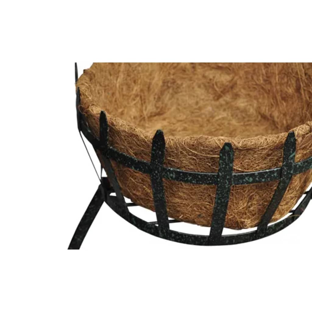 Drvena rasvjeta i lijevano željezo sa 3 košare - number 3.