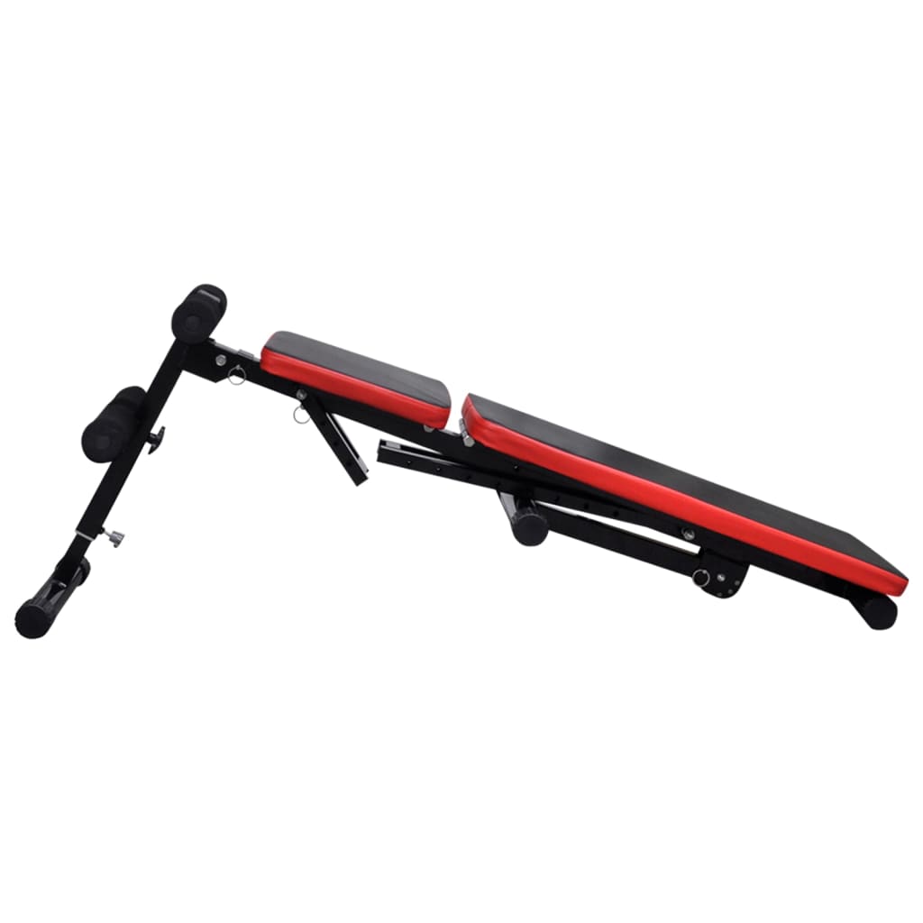Træningsbænk til sit-ups justérbar - number 7.