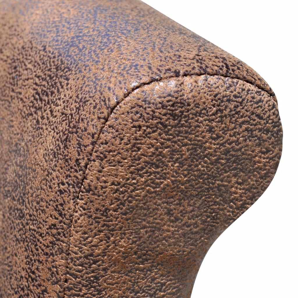 Krzesła do stołu jadalnego 4 szt. skóra syntetyczna brązowe - number 4.