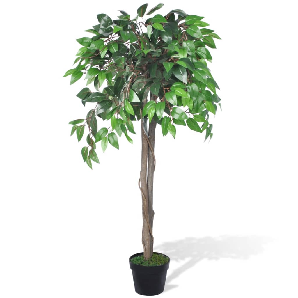 Kunstig plante ficus træ med potte 110 cm - number 1.