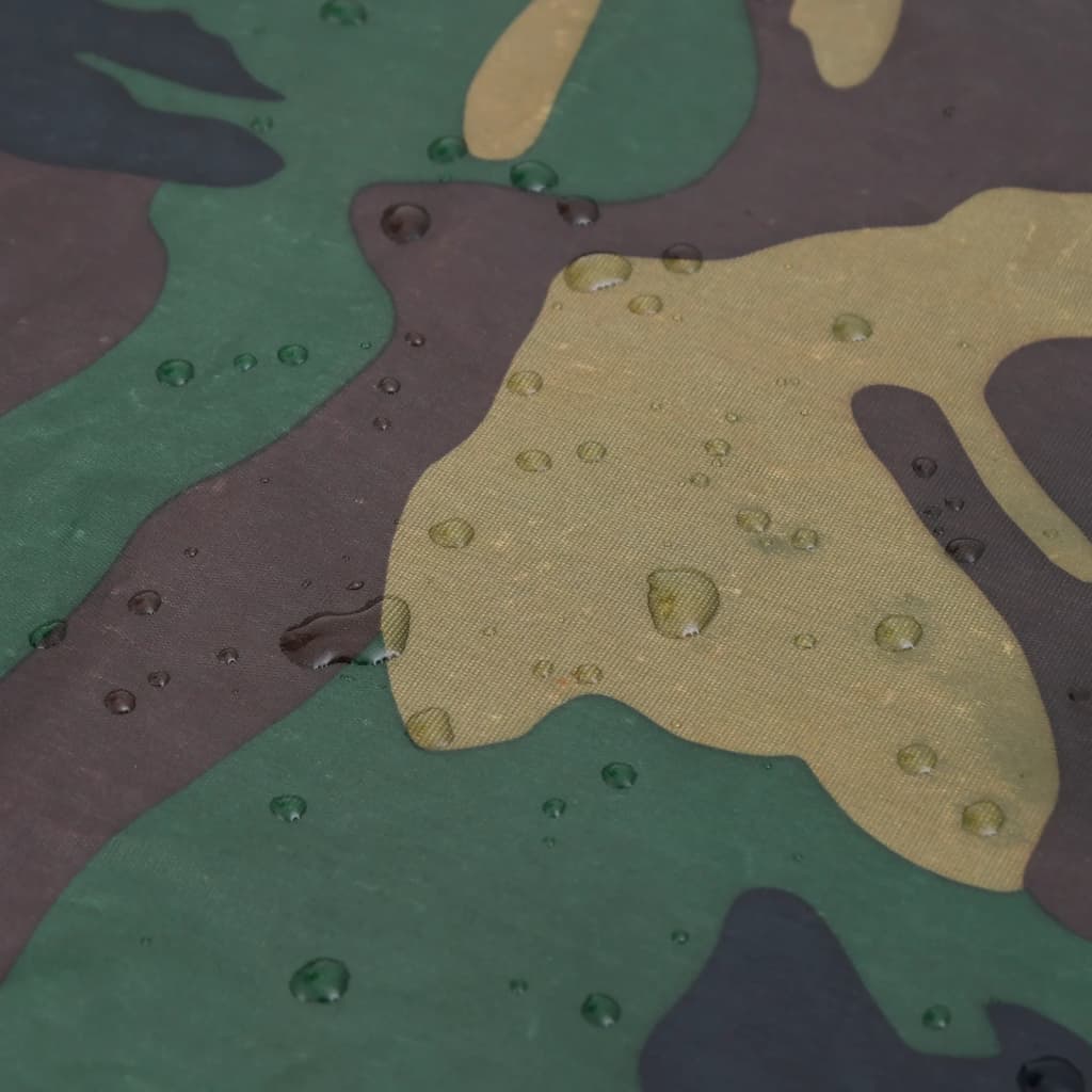 Combinaison de pluie 2 pièces à imprimé camouflage pour homme avec capuche - vert, m - number 10.