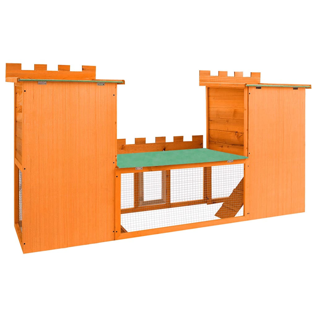 Grande cage à lapin d'extérieur 2 maisons - number 5.