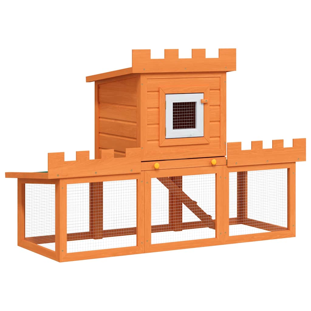 Grande cage à lapin d'extérieur 1 maison - number 1.