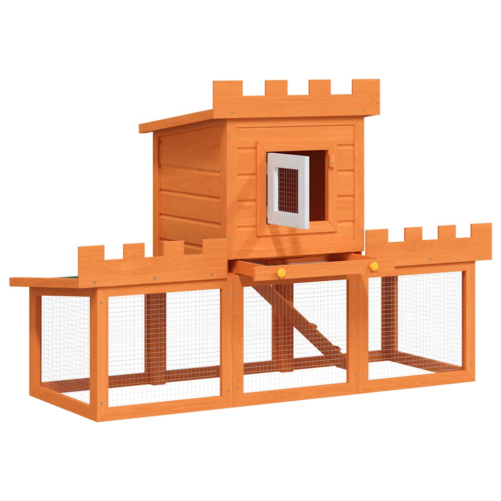 Grande cage à lapin d'extérieur 1 maison - number 2.