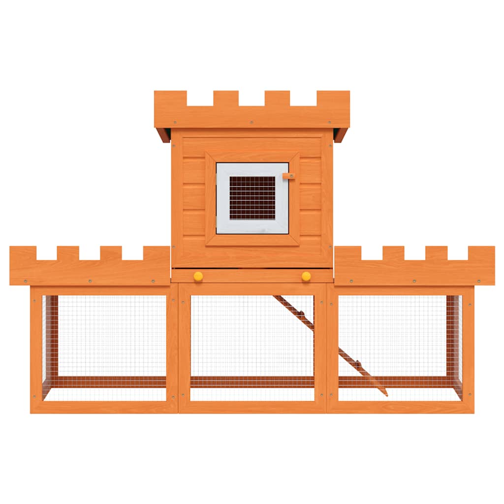 Grande cage à lapin d'extérieur 1 maison - number 3.