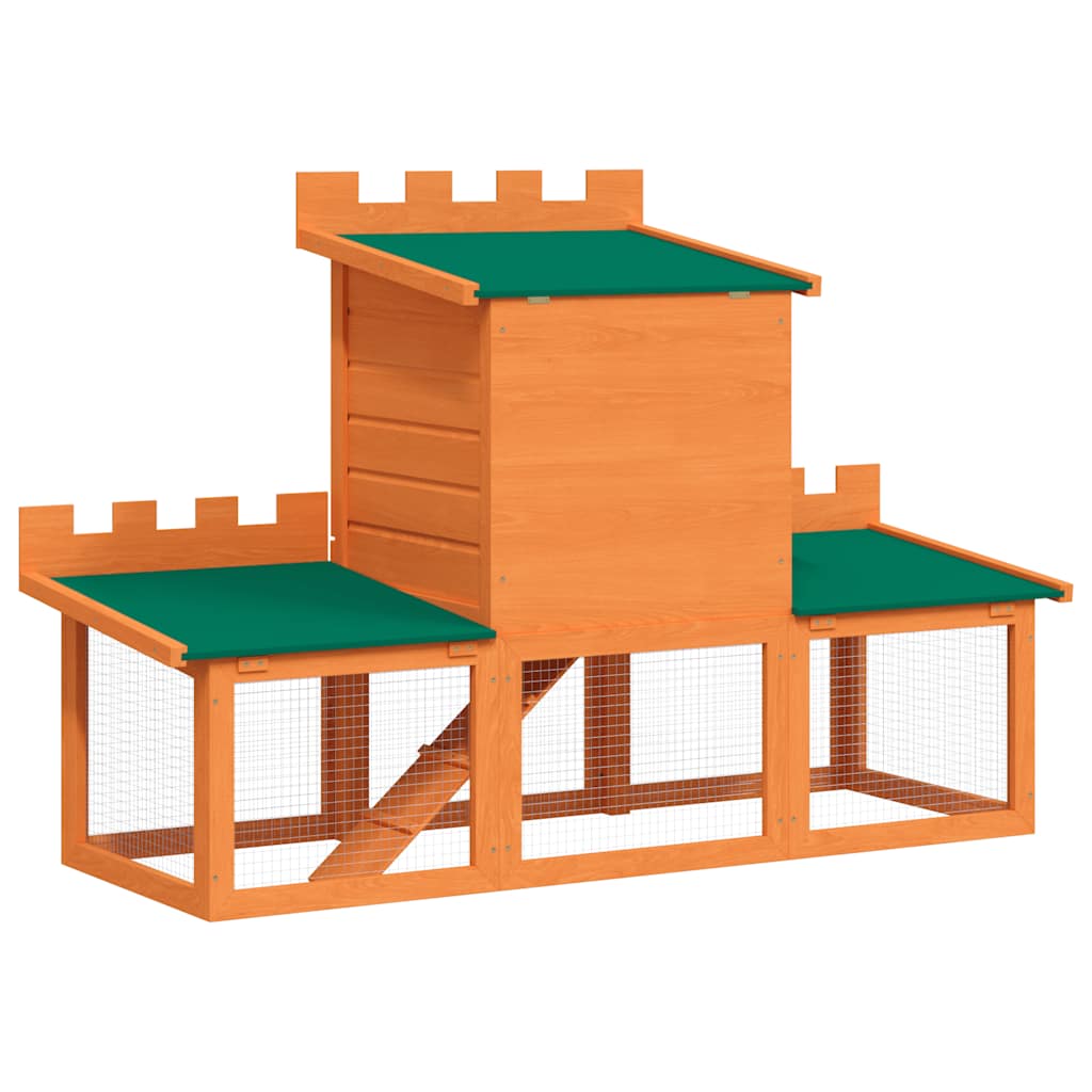 Grande cage à lapin d'extérieur 1 maison - number 5.