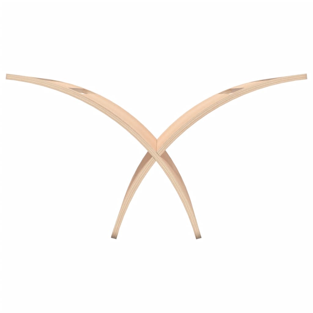 Stående magasinholder træ naturfarvet - number 8.