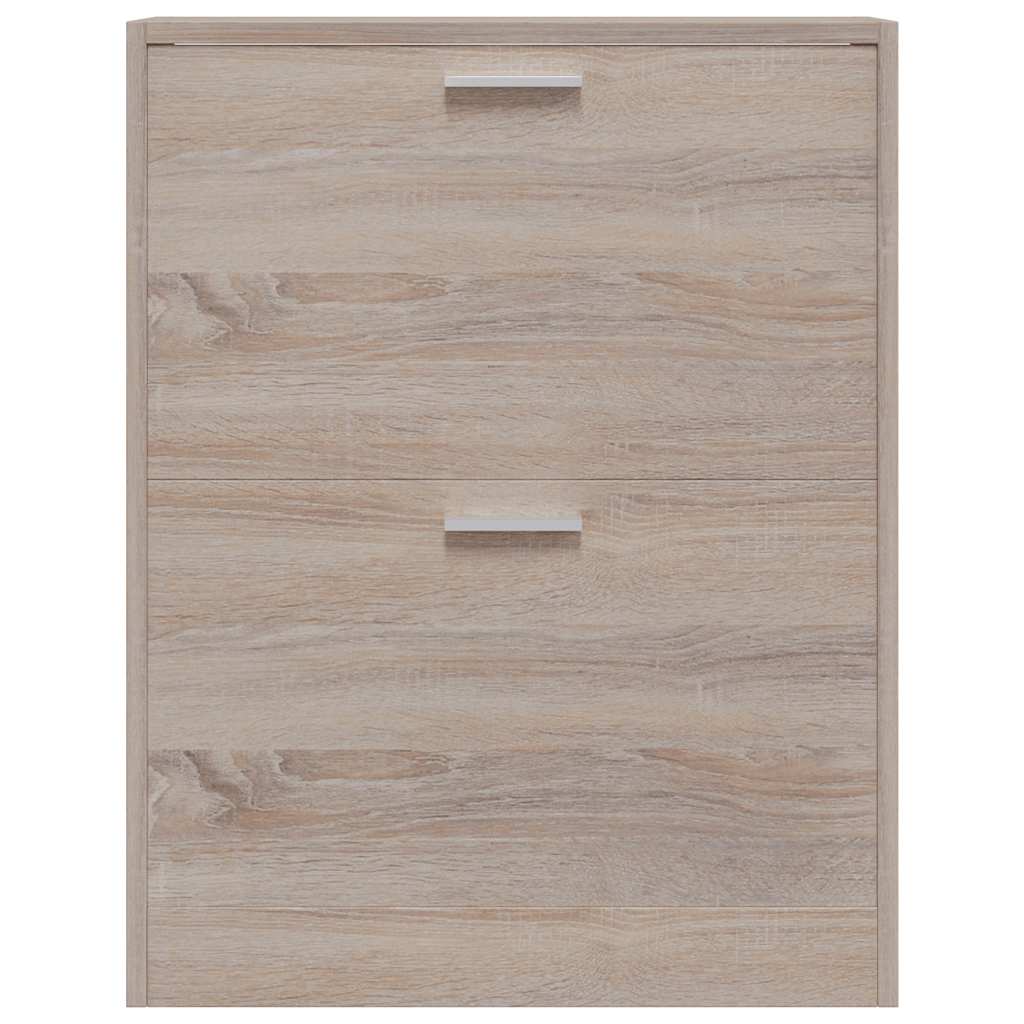 Ormarić za cipele sa 2 odjeljka drveni izgled hrasta - number 3.