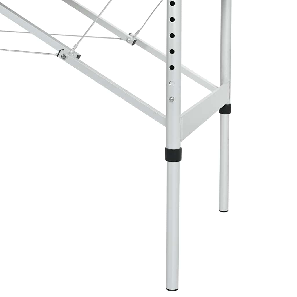 Massagetafel opvouwbaar 4 zones aluminium frame zwart - number 6.