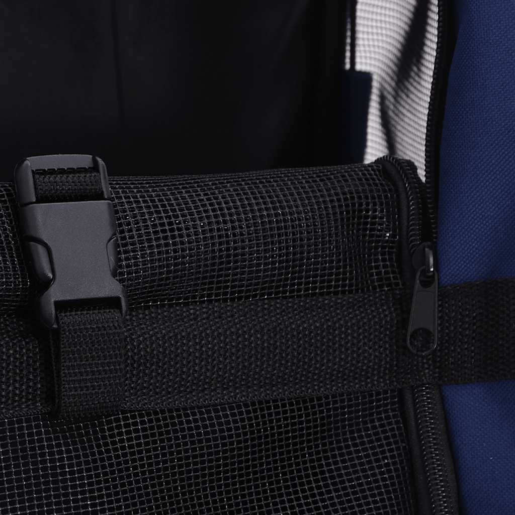 Poussette pliable multifonctionnelle pour animaux de compagnie - bleu - number 7.