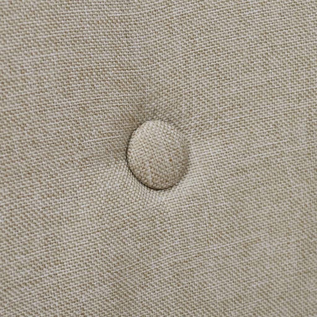 Spisebordsstole stk. stof massivt egetræ - beige, 6 - number 5.