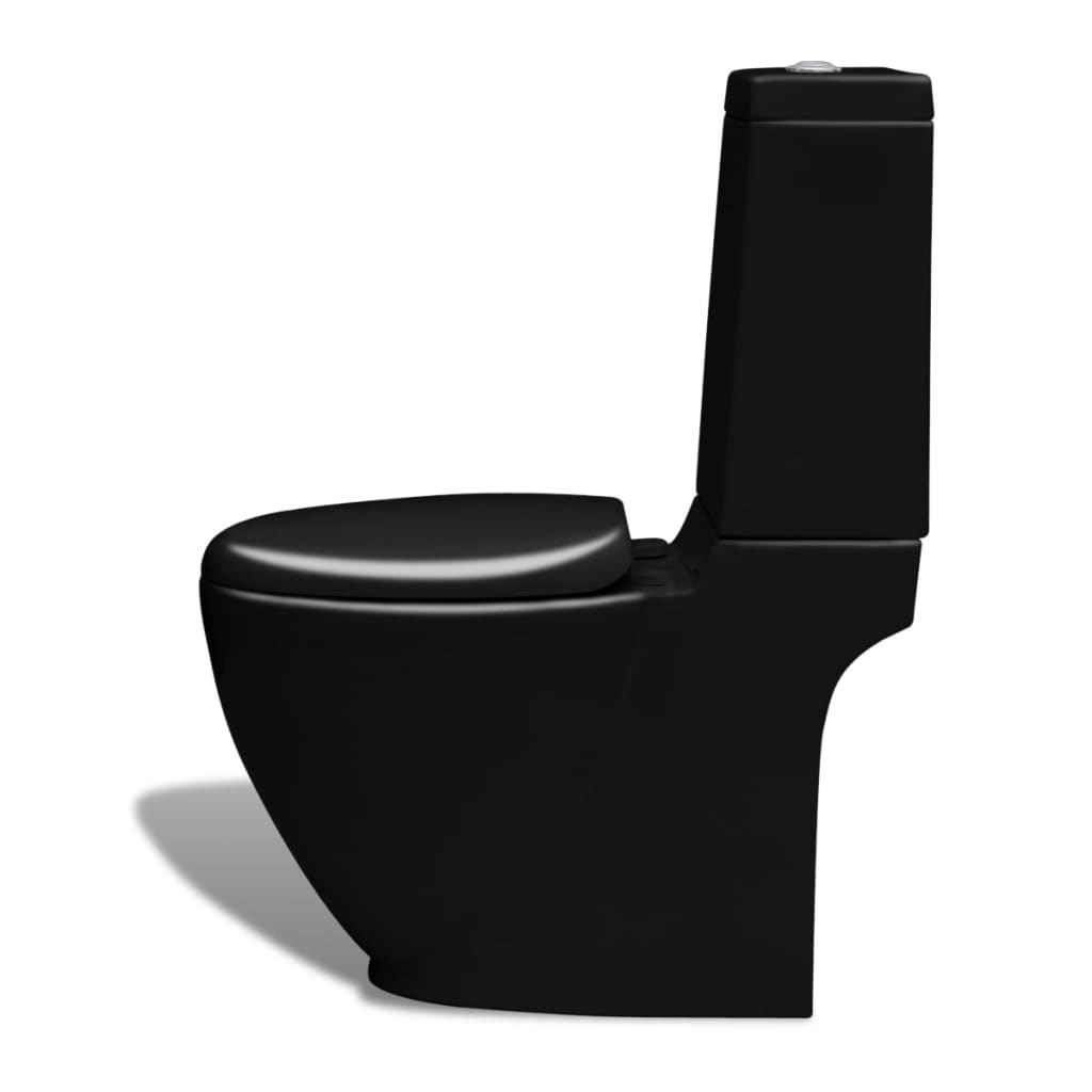 Ensemble wc et bidet en céramique noire - number 11.
