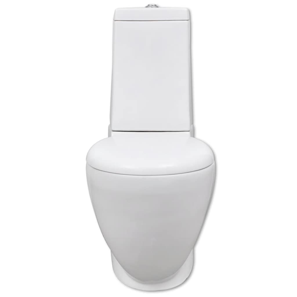 Ensemble de toilette et bidet en céramique blanche - number 2.