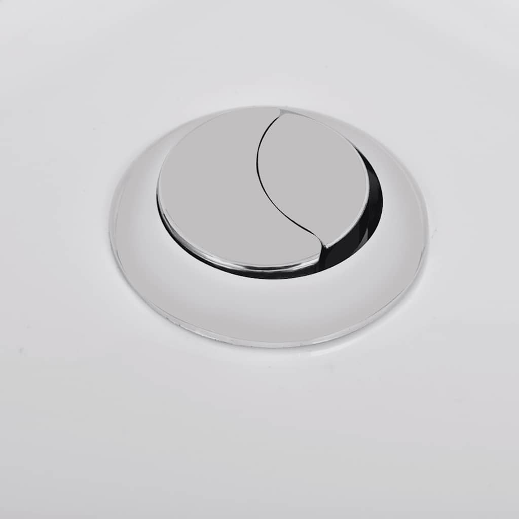 Ensemble de toilette et bidet en céramique blanche - number 6.