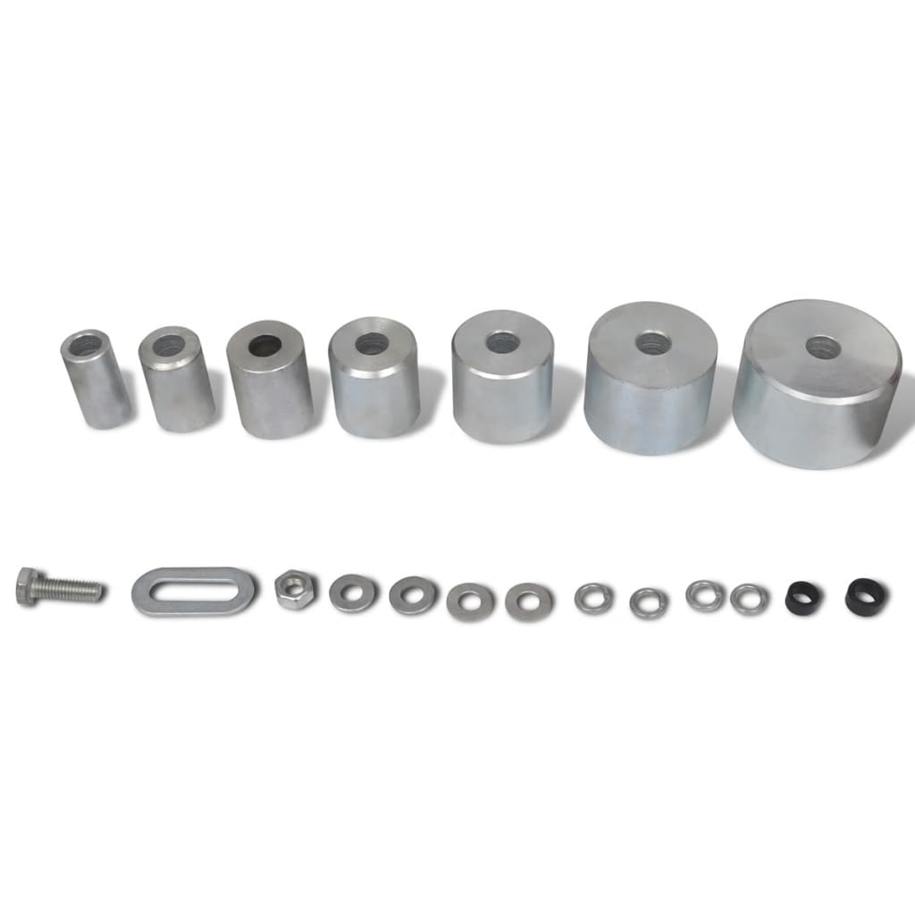 Manuelt betjent bænkmonteret stål rør bøjemaskine - number 4.