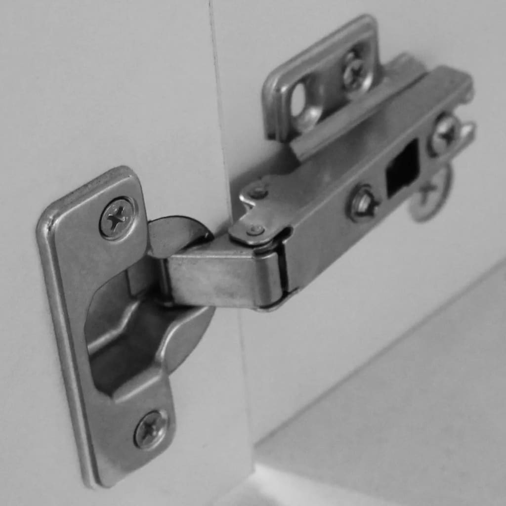 Biurko z szufladą i szafką 100x40x73 cm - białe - number 5.