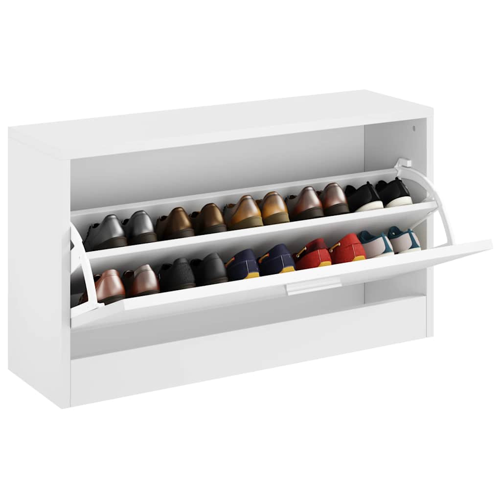 Klupa za cipele 80x24x45 cm - bijela, 1 - number 3.