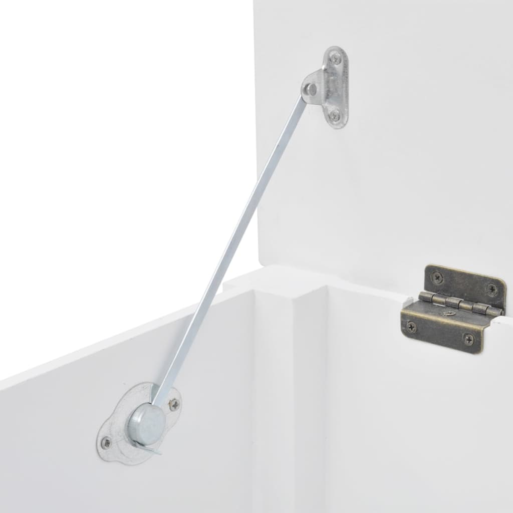 Meble do przechowywania styl barokowy mdf biały - number 6.