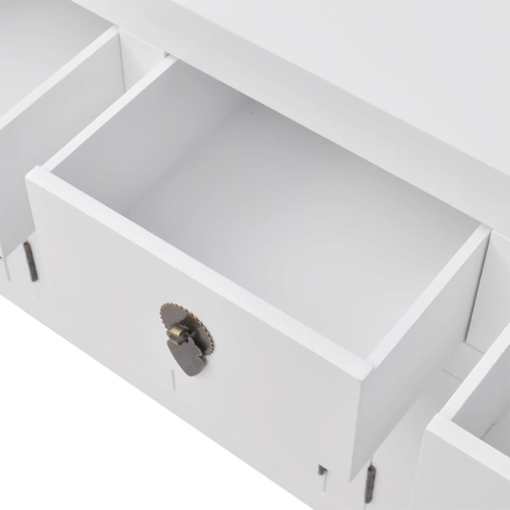 Skænk kinesisk stil massivt træ hvid - number 5.