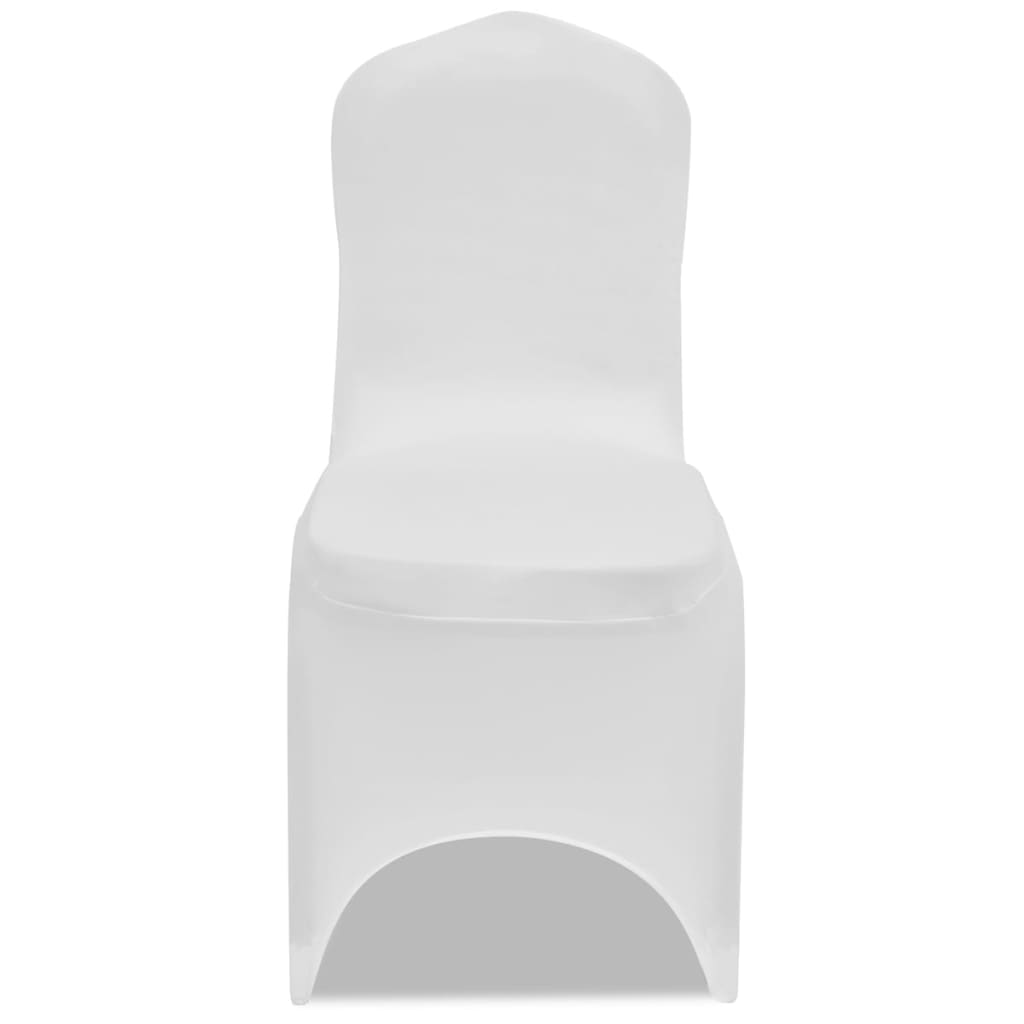 Couverture de chaise en pc extensible. - blanc, 4 - number 3.