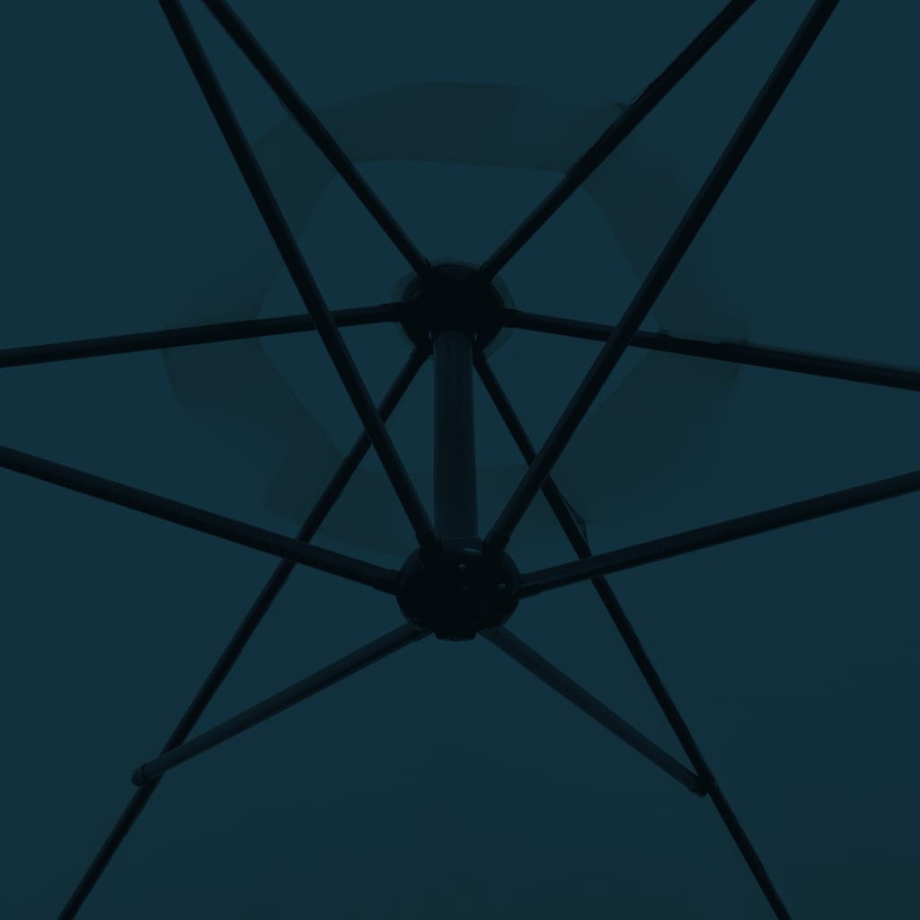 Hængeparasol 3 m blå - number 3.