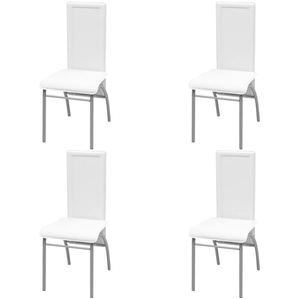 Spisebordssæt i 5 dele hvid - number 4.