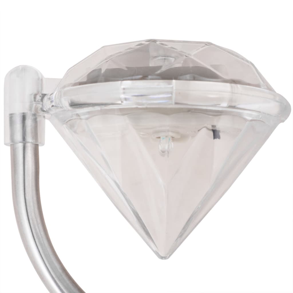 Soldrevne led-havelamper 6 stk. 9x7,8x29,5 cm - number 4.