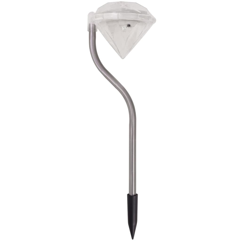 Soldrevne led-havelamper 6 stk. 9x7,8x29,5 cm - number 3.