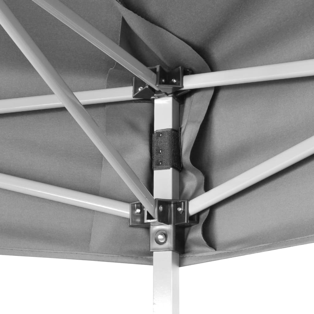 Šesterokutni sklopivi pop-up šator za zabave 3,6x3,1 m sivi - number 5.