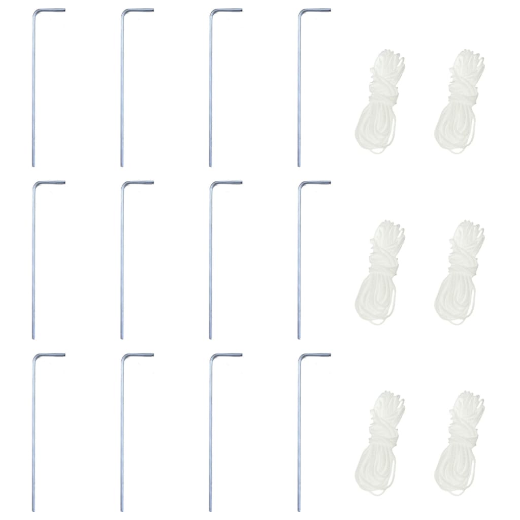 Šesterokutni sklopivi pop-up šator za zabave 3,6x3,1 m sivi - number 7.