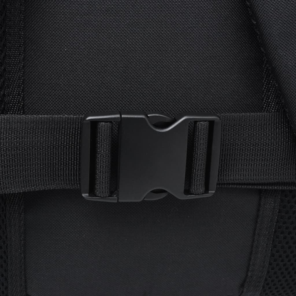 Sac à dos de randonnée noir et bleu, 40 l, 1 - number 7.