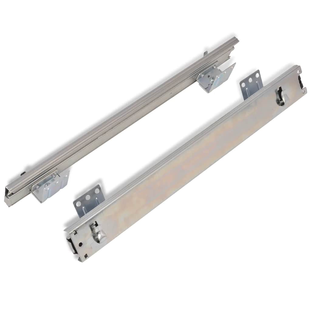 Udtrækkelige trådkurve 2 stk. sølvfarvet 300 mm - number 7.