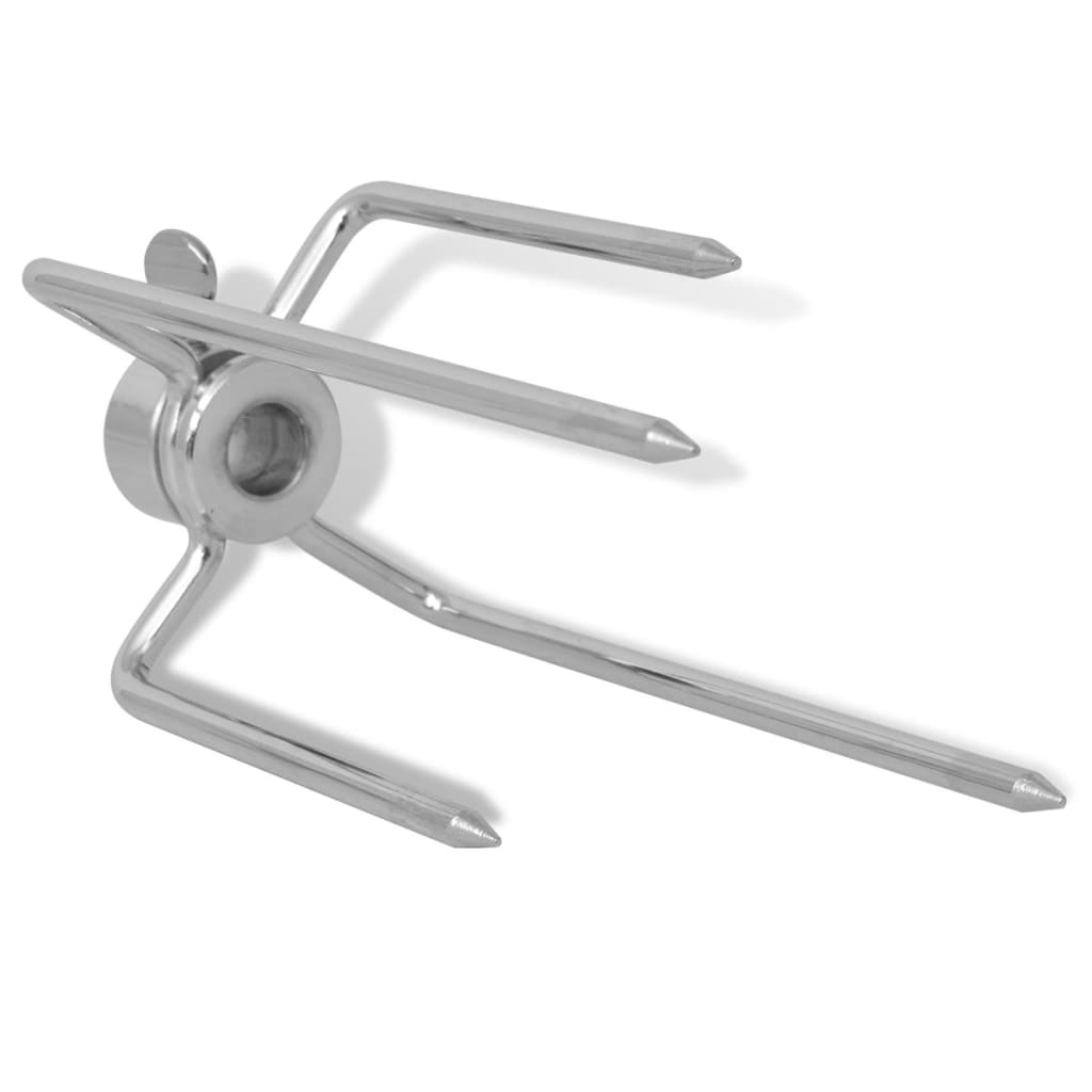 Grill rotisseri spydgafler 2 stk stål - number 2.