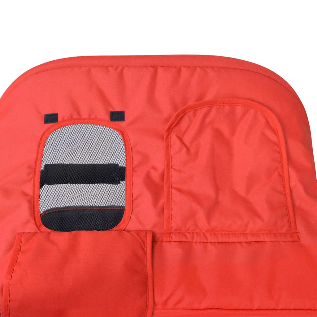 Kolica za blizance čelična crvena i crna - number 12.