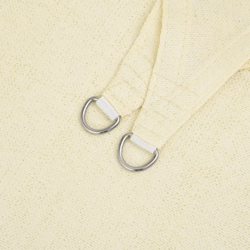 Solsejl hdpe rektangulær - creme, 2 x 4 m, 1 - number 5.