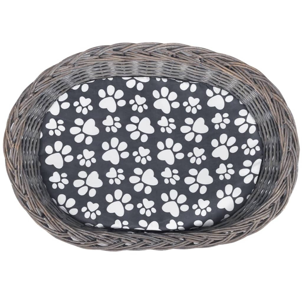 Lit pour chat/arbre à chat avec coussin deux niveaux en saule - number 3.