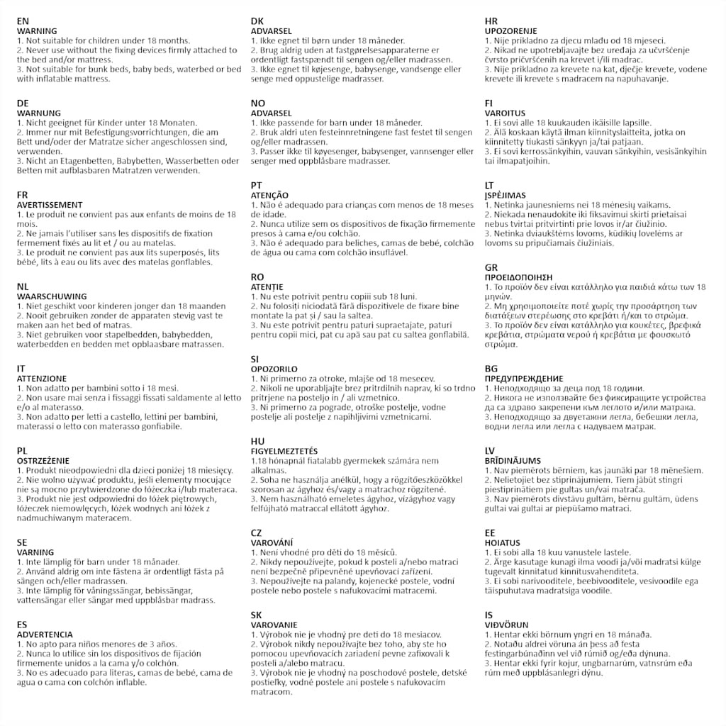 Duh kreveta za krevetić - plava, 102 x 42 cm, 1 - number 6.