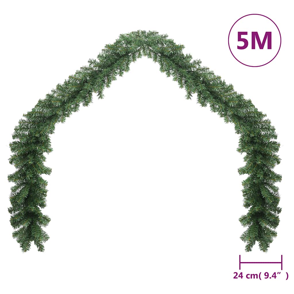 Christmas garlands with led lights - 5 m, 1, with led, x - number 7.