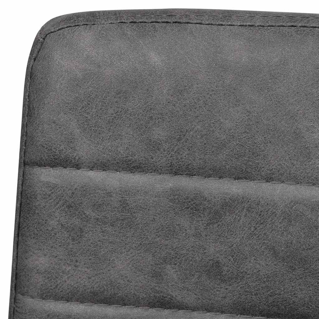 Spisebordsstoler med utkrager 2 stk. kunstskinn - number 6.