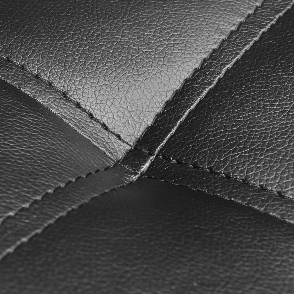 Chaiselong med pude kunstlæder - sort, 1 - number 6.