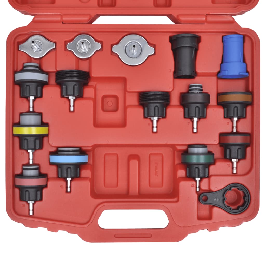 Radiator tryktest kit, 18 dele - number 4.