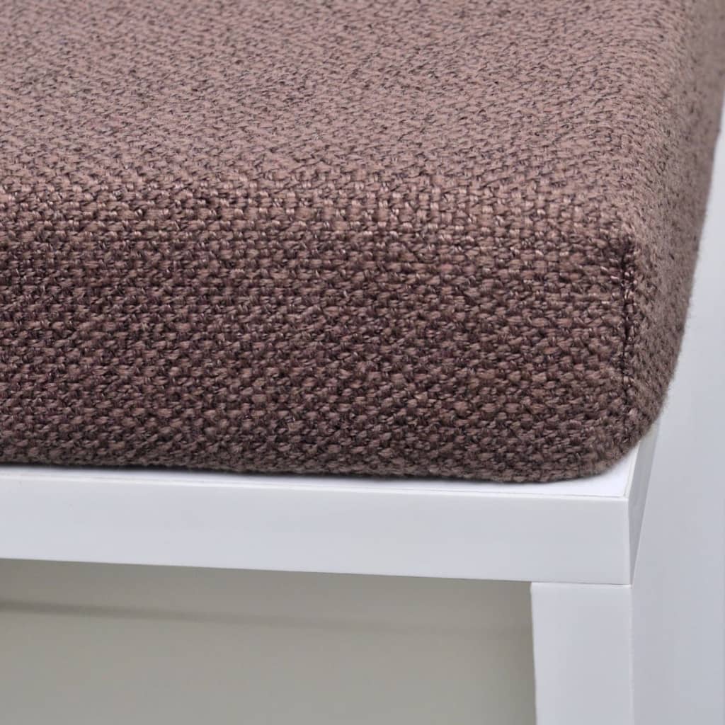 Ławka na buty 10 przegródek - biała - number 4.