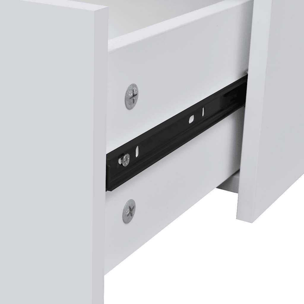 Skænk med 4 skuffer 60x30,5x71 cm - hvid, 1 - number 5.