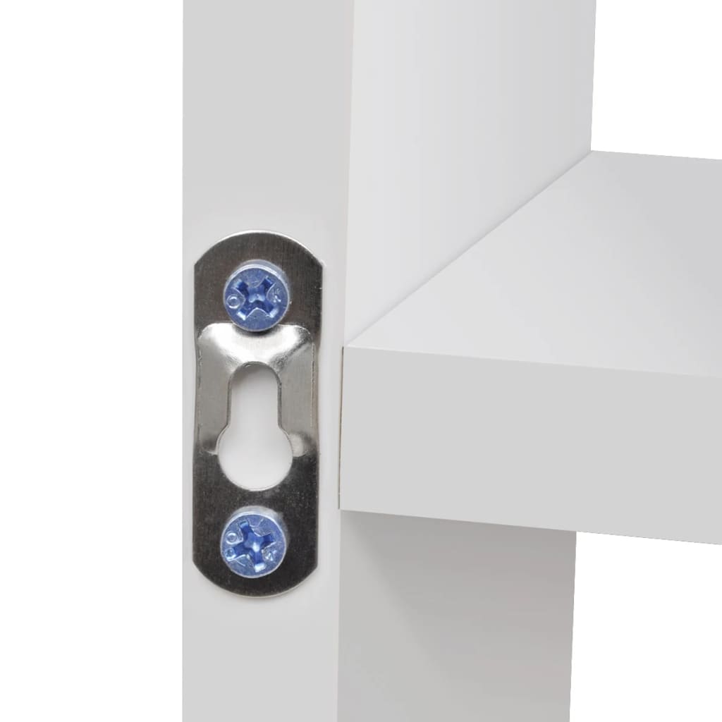 Półka ścienna z 8 przegródkami - biała, 1 - number 5.