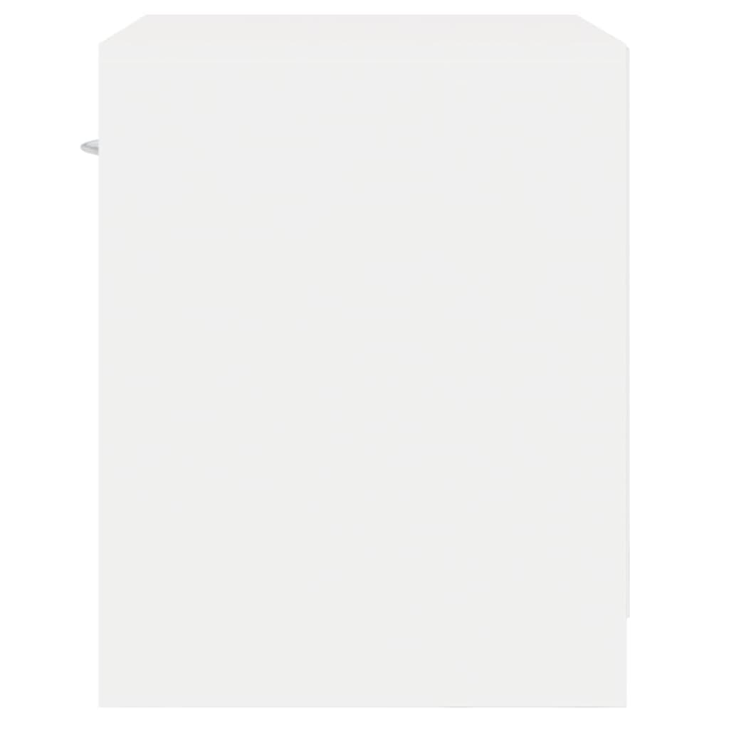 Natbord med skuffe 2 stk. hvid - number 9.