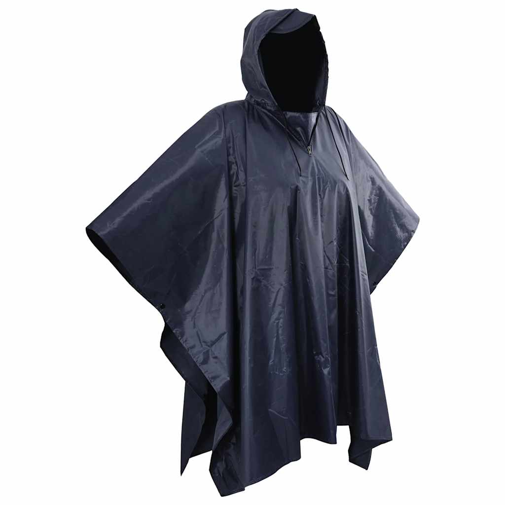 Poncho de pluie imperméable de l'armée pour le camping/la randonnée - bleu marine - number 1.