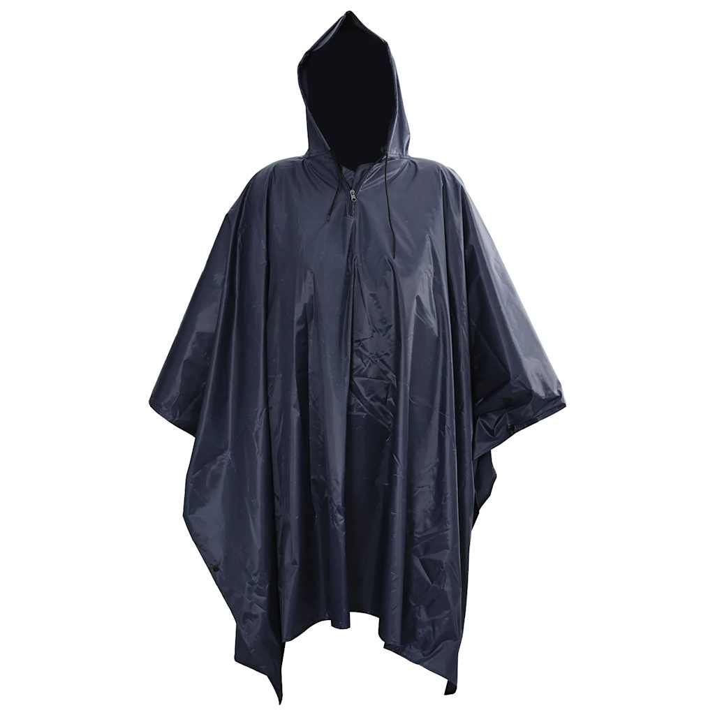 Poncho de pluie imperméable de l'armée pour le camping/la randonnée - bleu marine - number 2.