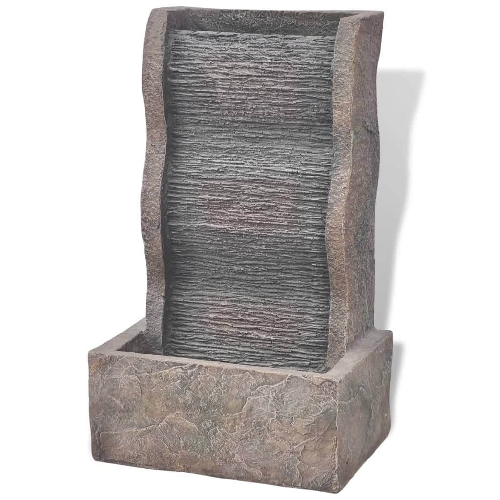 Fontaine d'intérieur avec led, polyrésine - number 2.