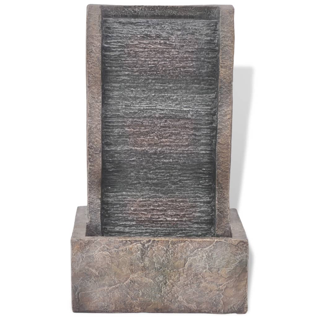 Fontaine d'intérieur avec led, polyrésine - number 4.